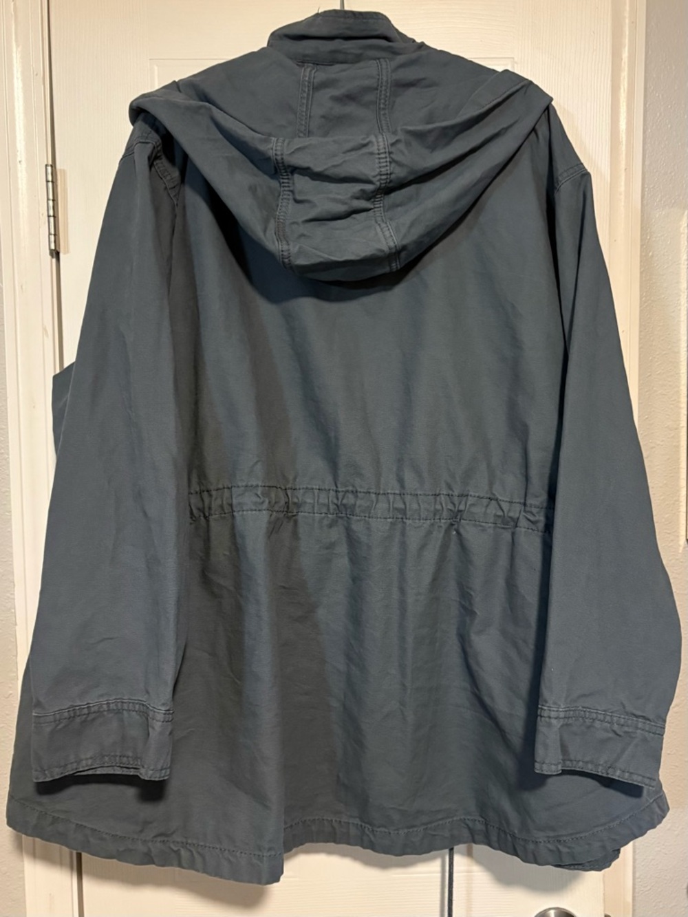 Ava & Viv Blue Hooded Utility Jacket - Picture 2 of 7